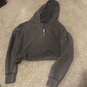 Grey Aerie Quarter Zip Hoodie, Size XS
